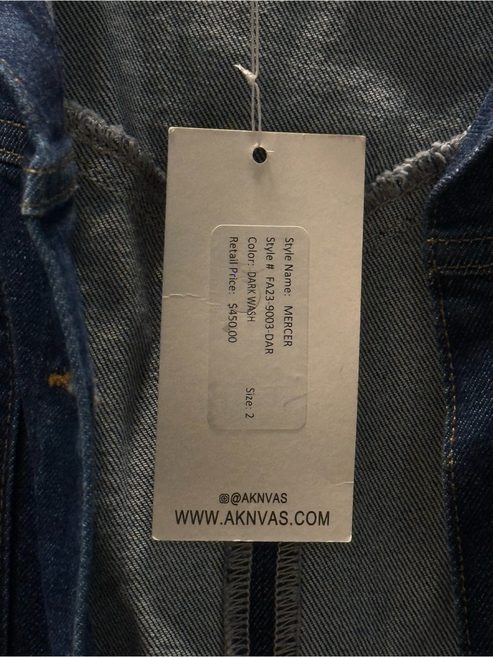 Aknvas Mercer Jean Jacket - Picture 6 of 6